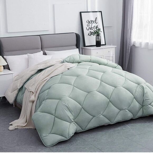 Lipo All Season Duvet Insert Comforter - 350 GSM Down Quilted Alternative Duvet - Picture 2 of 8